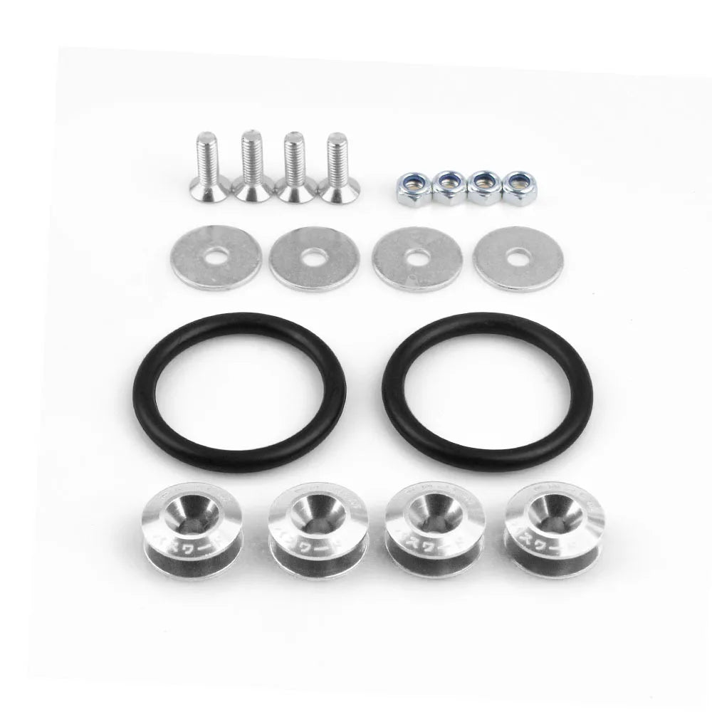 JDM Aluminum Quick Release Fasteners – Fast & Secure Bumper Kit