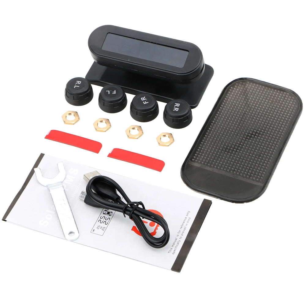 Smart Solar-Powered Tire Pressure Monitoring System (TPMS)