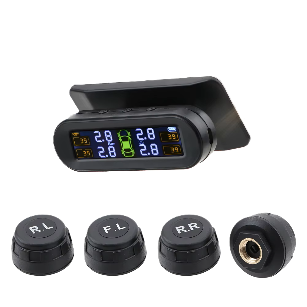 Smart Solar-Powered Tire Pressure Monitoring System (TPMS)