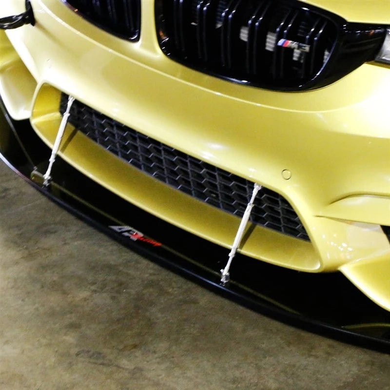 Universal Adjustable Front & Rear Bumper Lip Splitter Support Rods – Carbon & Aluminum Racing Kit