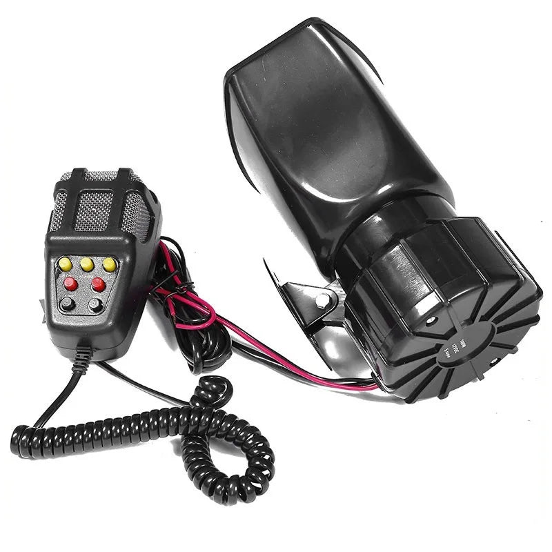 7-Sound 12V Loud Car Warning Alarm Siren & PA System – 110DB