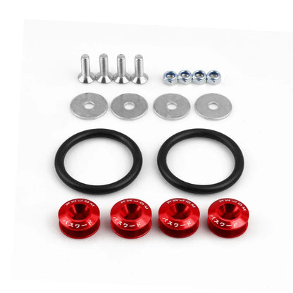 JDM Aluminum Quick Release Fasteners – Fast & Secure Bumper Kit