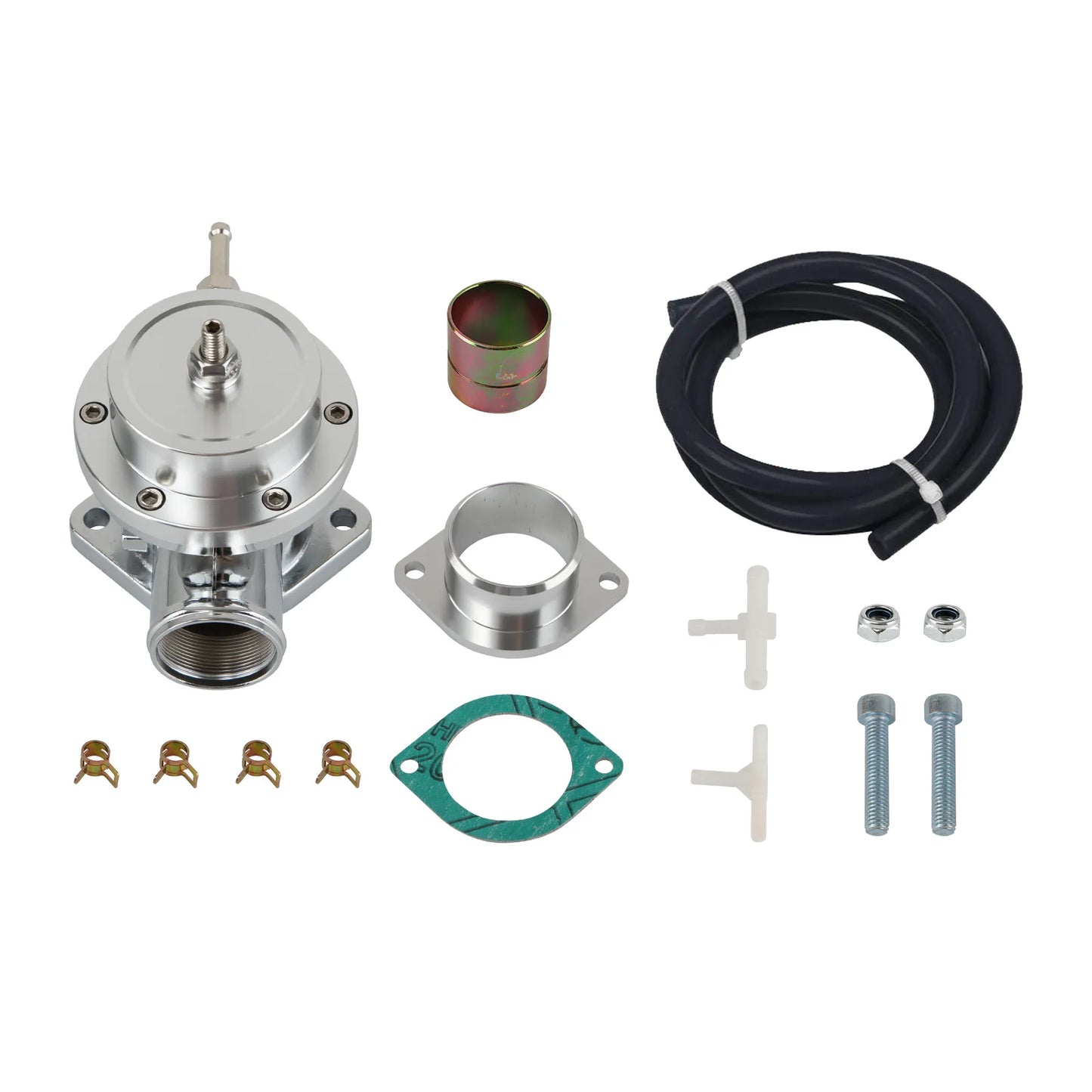 Turbo Pressure T3 T4 T04E Universal Turbo Kit – Stage III+ Intercooler + Wastegate + 10PC Piping Kit